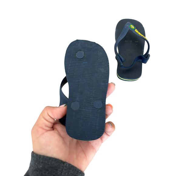 Havaianas Baby Flip Flops Size 22 Blue - Picture 5 of 6